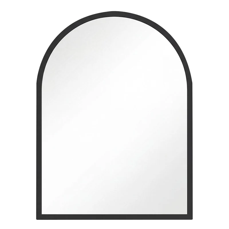Nancy's Stilo Wandspiegel - Spiegel - Hangspiegel - Zwart - 40 x 30 cm