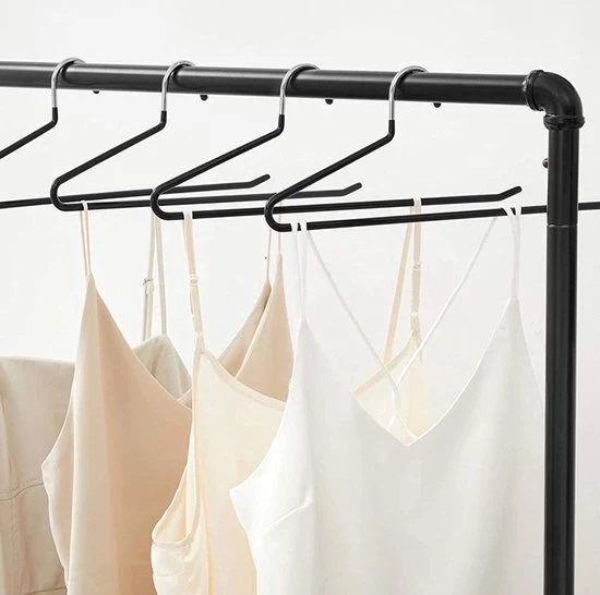 Nancy's Toscanella Luxe Broekhangers - Set van 15 - Kledinghangers - Anti-slip - Metaal - Zwart