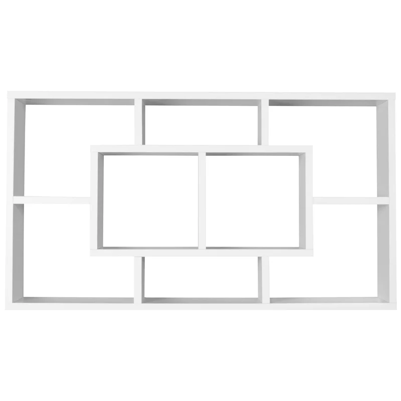 Nancy's Pinhel Wandplank - Wandrek - Wit - MDF - ± 85 x 15 x 50 cm