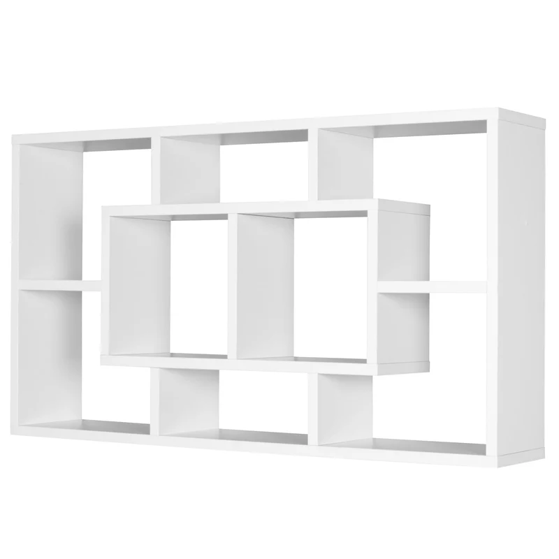 Nancy's Pinhel Wandplank - Wandrek - Wit - MDF - ± 85 x 15 x 50 cm