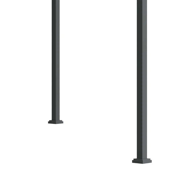 Nancy's Strove Pergola - Tuinpaviljoen - Zonwering - UV-Bestendig Zonnedak - Zwart - ± 300 x 215 x 220 cm