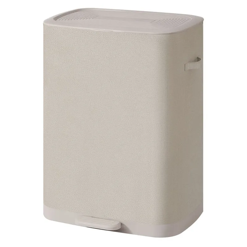 Nancy's Strembo Wasmand - Wassorteerder - Wasbox - 2 vakken - Lichtbeige - 160 Liter