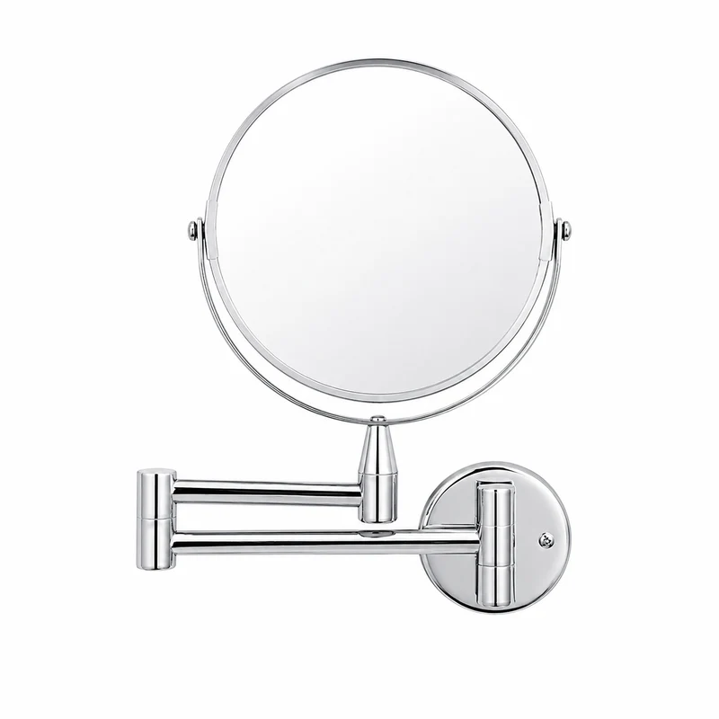 Miroir Pivot Rond P902 Mural Chromé Double Face 1X/3X