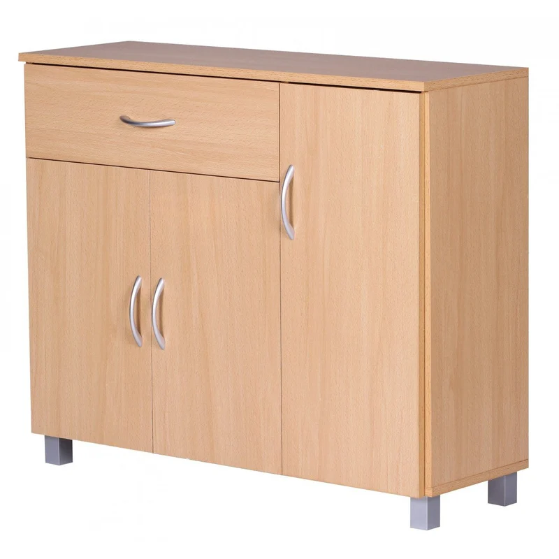 Nancy's Lebanon Dressoir - Gangkast - Ladekast - Opbergkast - Beukenhout - 90 x 30 x 75 cm