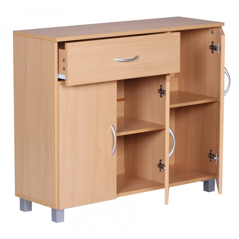 Nancy's Lebanon Dressoir - Gangkast - Ladekast - Opbergkast - Beukenhout - 90 x 30 x 75 cm