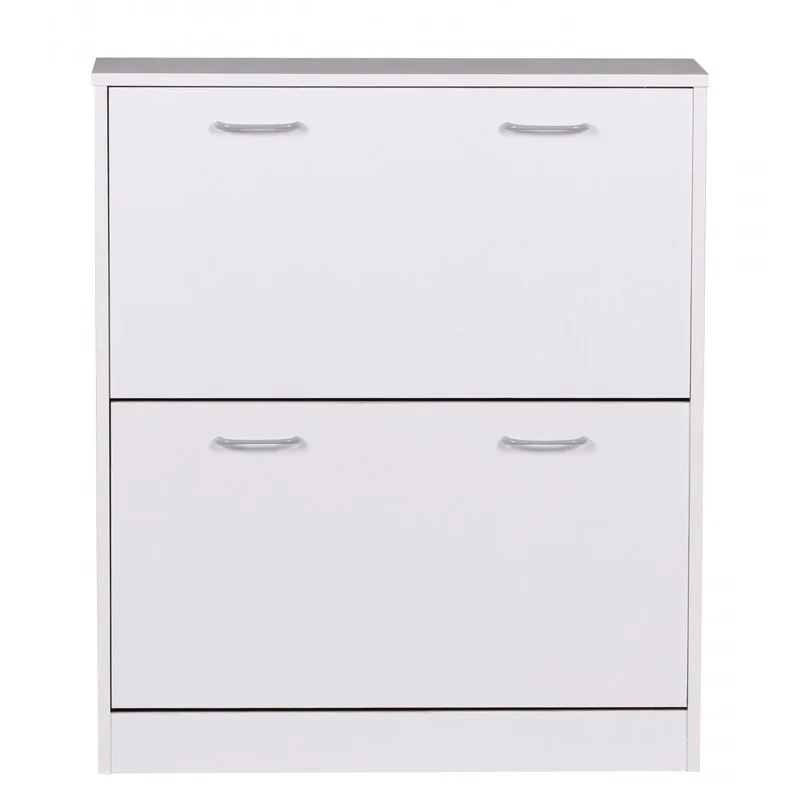 Nancy's Hobbs Schoenenkast - Schoenenrek - Schoenen Organizer - Opbergkast - Wit - ± 75 x 25 x 90 cm
