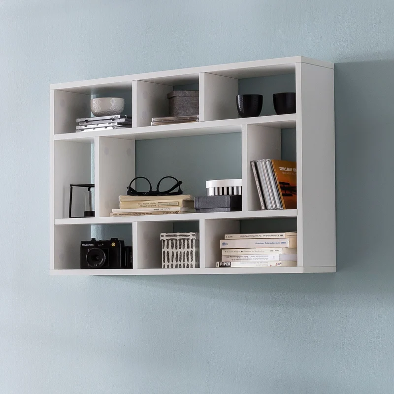 Nancy's Pínzio Wandplank - Wandrek - Wit - ± 75 x 15 x 50 cm