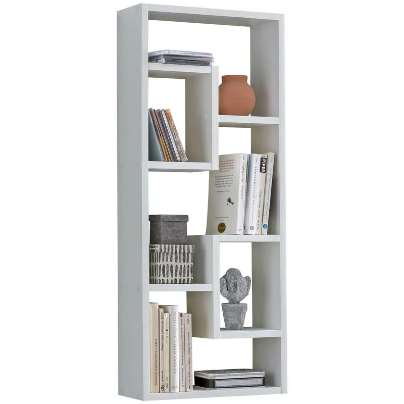 Nancy's Safurdão Wandplank - Wandrek - Wit - ± 35 x 15 x 90 cm