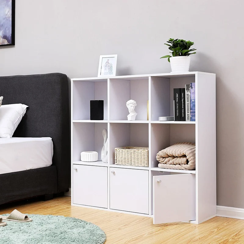 Nancy's Naduro Boekenkast - Vakkenkast - Opbergkast - Wit - ± 100 x 30 x 100 cm