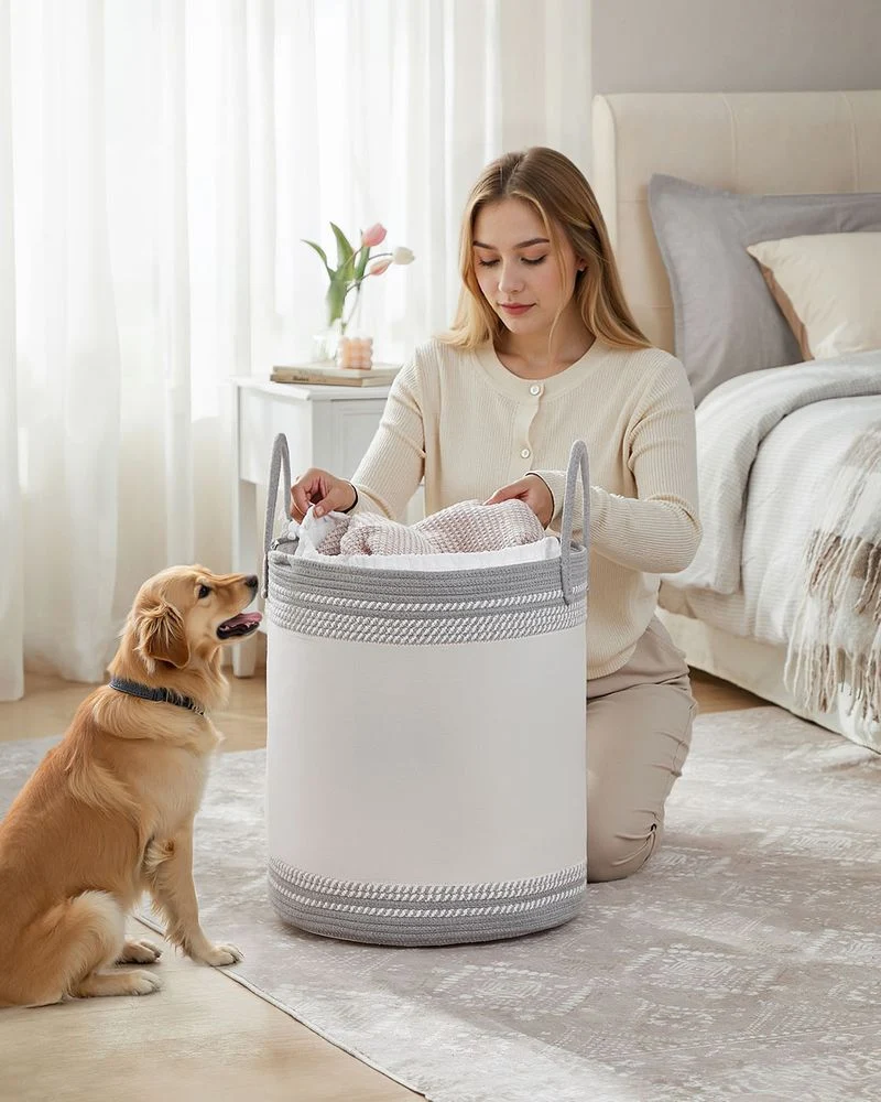 Nancy's Erula Wasmand - Wasbox - Duifgrijs - 60 Liter