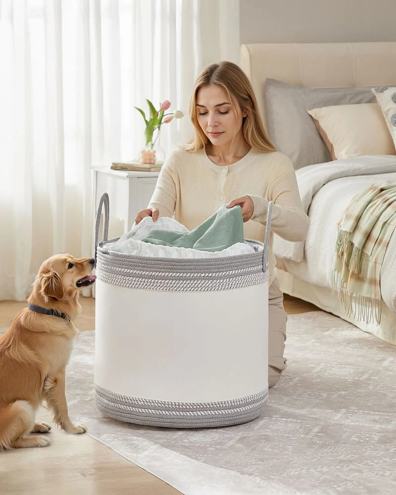 Nancy's Erice Wasmand - Wasbox - Duifgrijs - 90 Liter