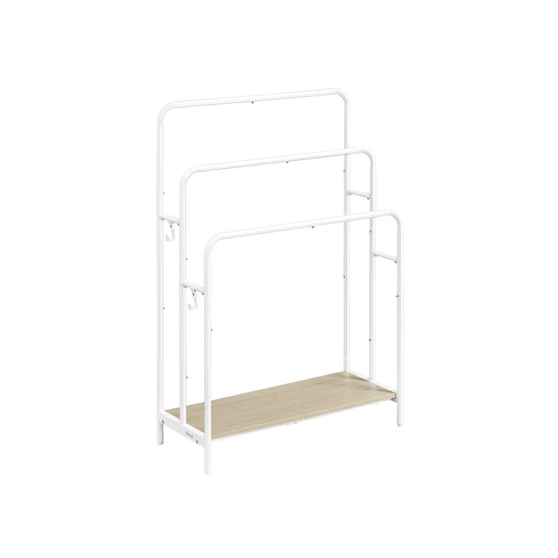 Nancy's Nesperira Handdoekrek - Handdoekstandaard - Badkamer Handdoekhouder - Wit / Beige