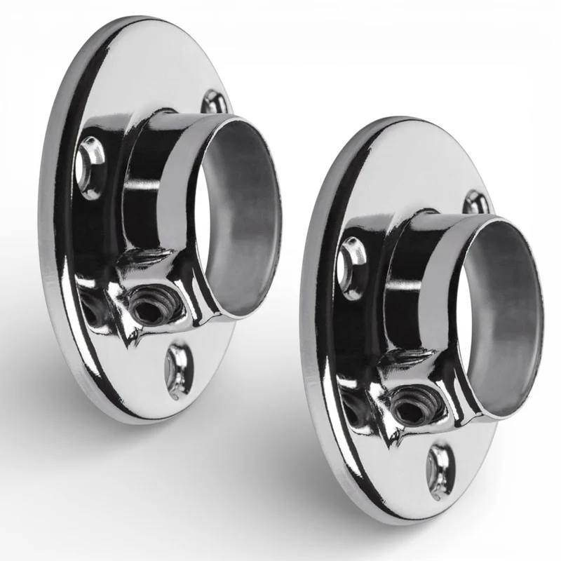 Support Tube Rond DIAM 25 (2 pièces)