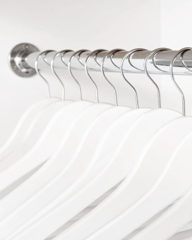 Tube Rond Chromé pour Cintres Armoire et Dressing