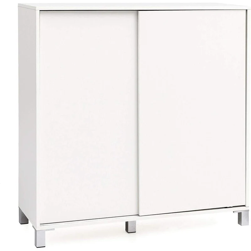 Nancy's Vimeiro Schoenenkast - Opbergkast - Schoenenrek - Wit - ± 100 x 40 x 110 cm