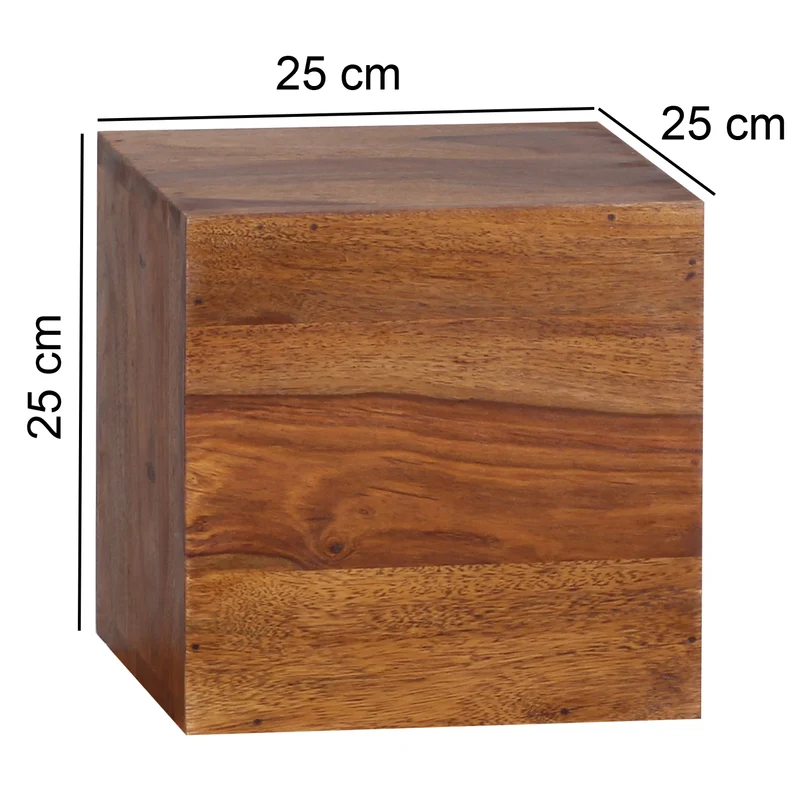 Nancy's Jericho Wandplanken Set Van 4 - Wandblokken - Massief Sheeshamhout - Verschillende afmetingen