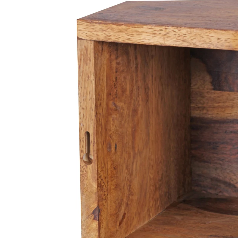 Nancy's Jericho Wandplanken Set Van 4 - Wandblokken - Massief Sheeshamhout - Verschillende afmetingen