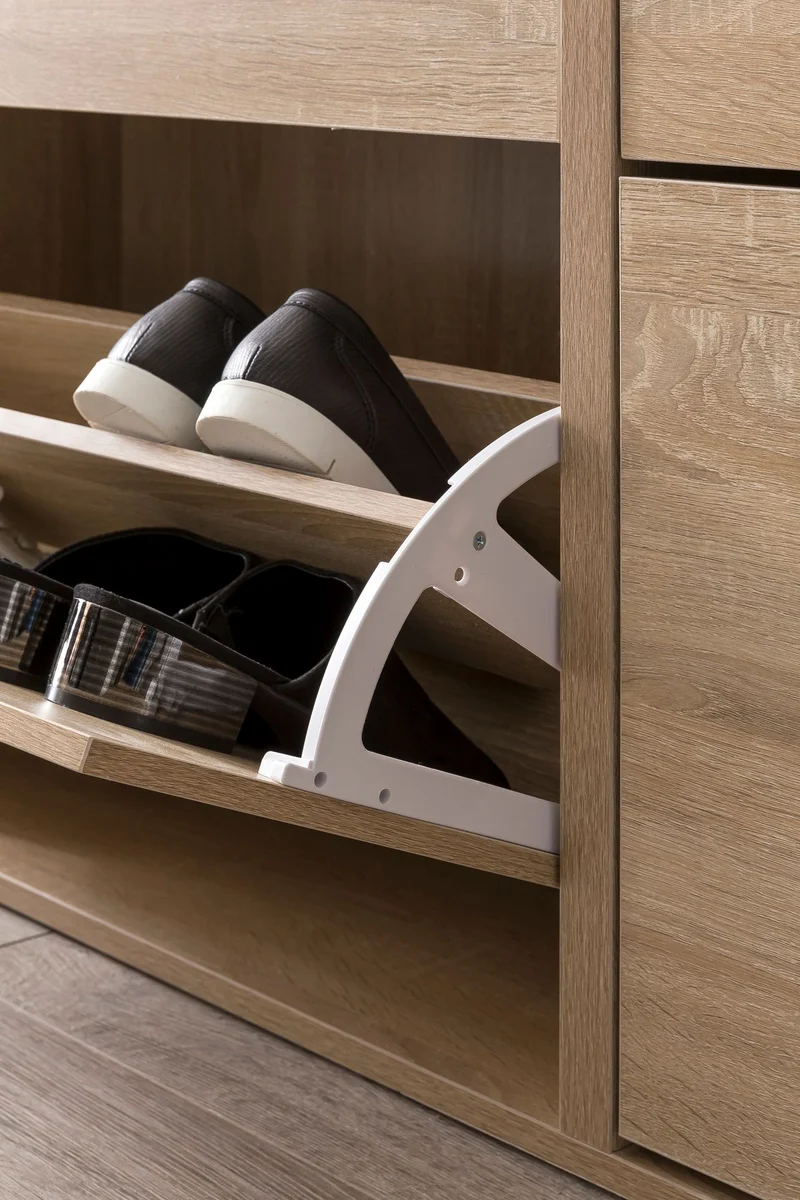 Nancy's Brembate Schoenenkast - Schoenenrek - Sonoma - ± 120 x 25 x 80 cm