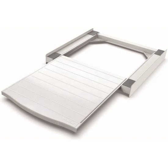 Meliconi Torre Smart Stapelkit wasmachine tussenstuk - Wasmachine kast - Uitschuifbare plank - Antislip