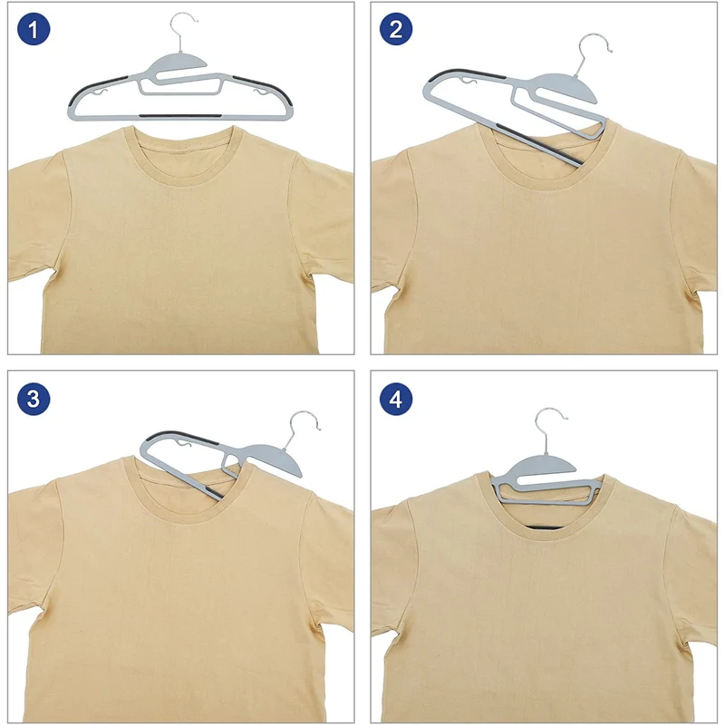 Nancy's Kledinghanger Set Van 20 Stuks - Anti Slip - Kledinghangers