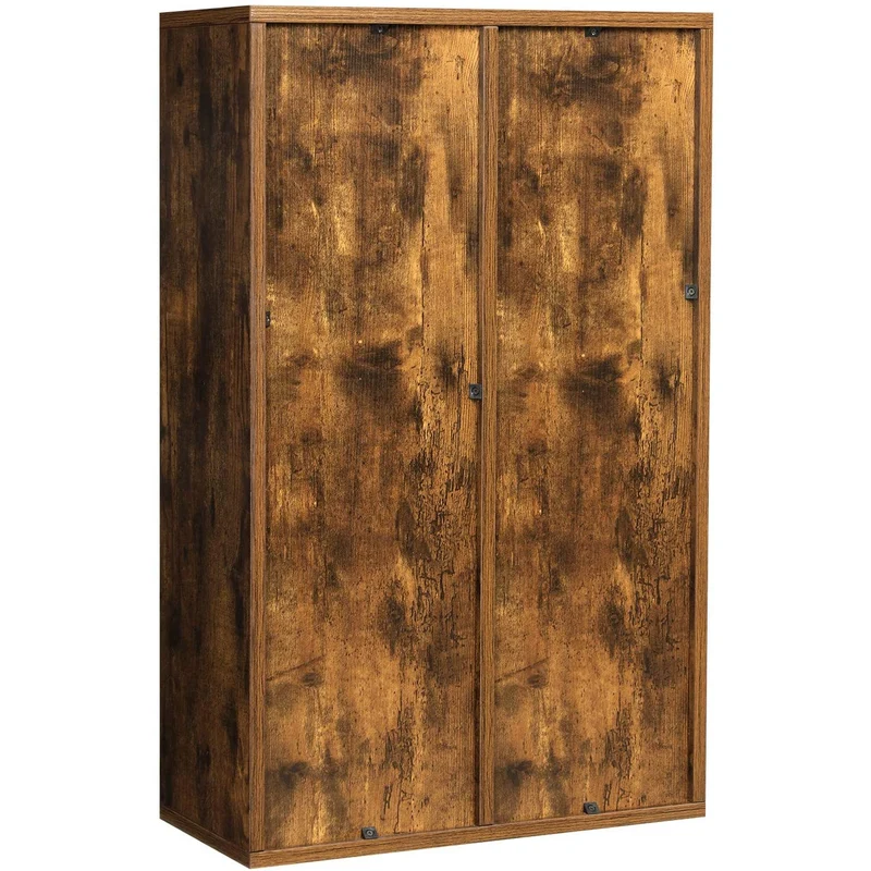 Nancy's Gardinski Boekenkast - Opbergkast met 5 Vakken - Kasten - Hout - Bruin - ± 50 x 25 x 80 cm