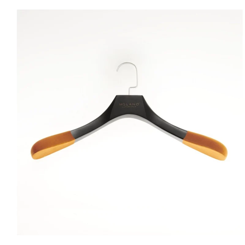 Milano Luxurious Chique oranje velvet kledinghanger met chrome haak