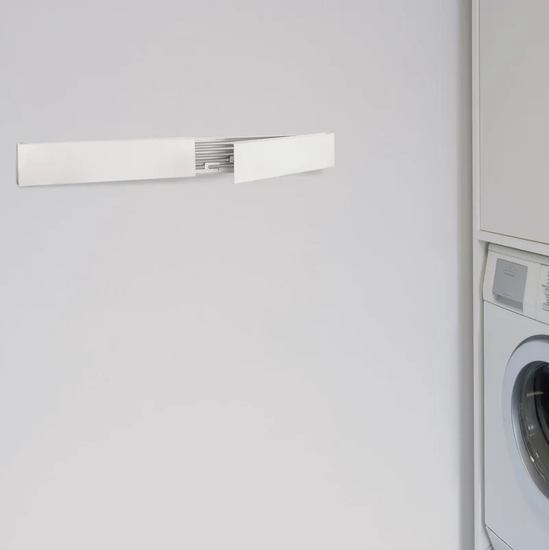 Milano Luxurious Wasrek inklapbaar - Wand wasrek - Wasrek muur - 80cm - Wit