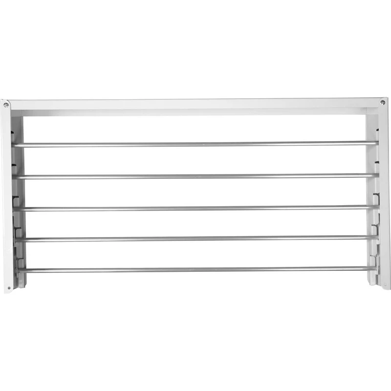 Milano Luxurious Wasrek inklapbaar - Wand wasrek - Wasrek muur - 80cm - Wit