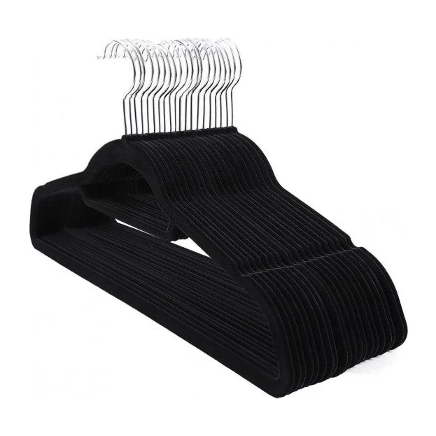 Eleganca Velvet anti-slip kledinghangers - 10 stuks