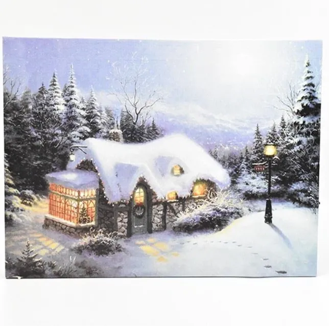Pack Décoration Noël Complet - Sapin Guirlande Tableau