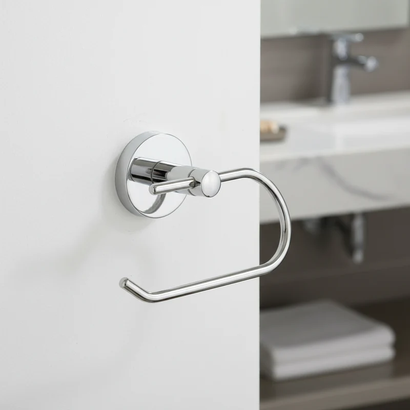 Porte Papier Toilette Chrome Camero SMART Ouvert