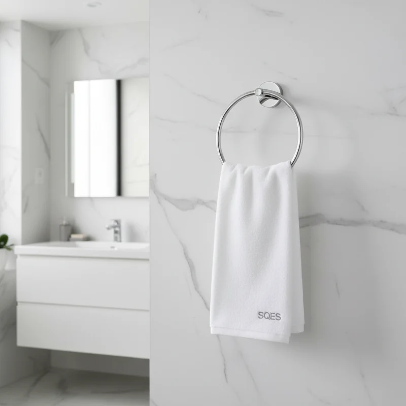 Porte Serviette Anneau Chrome Camero SMART