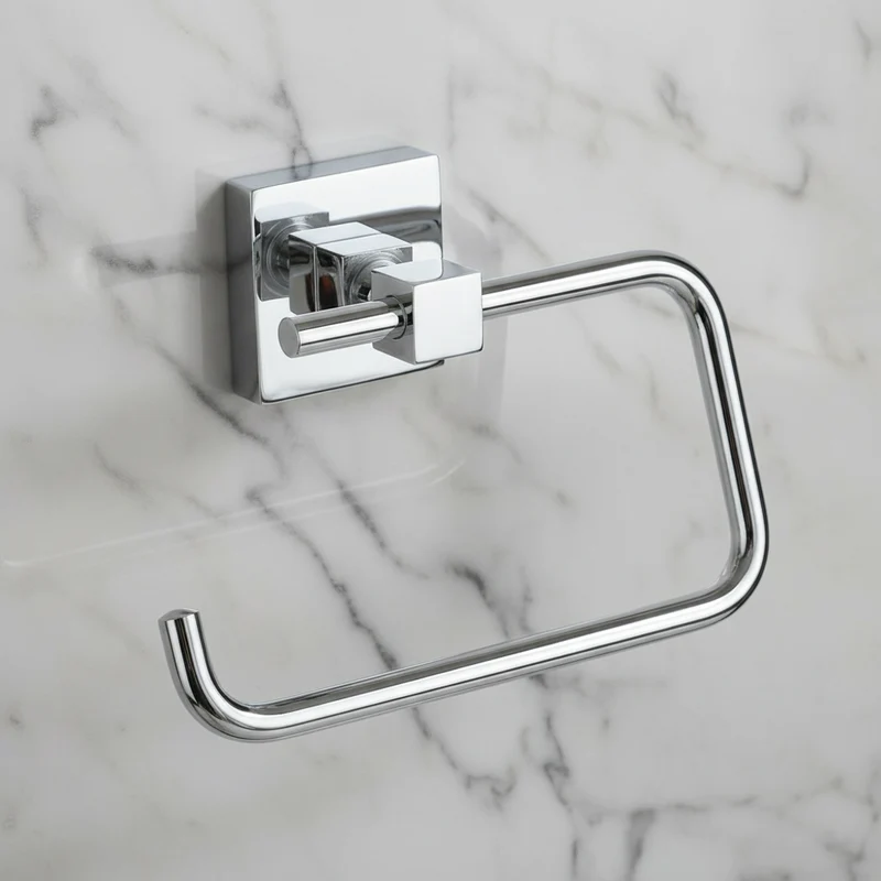 Porte Papier Toilette Chrome Camero MIA Ouvert