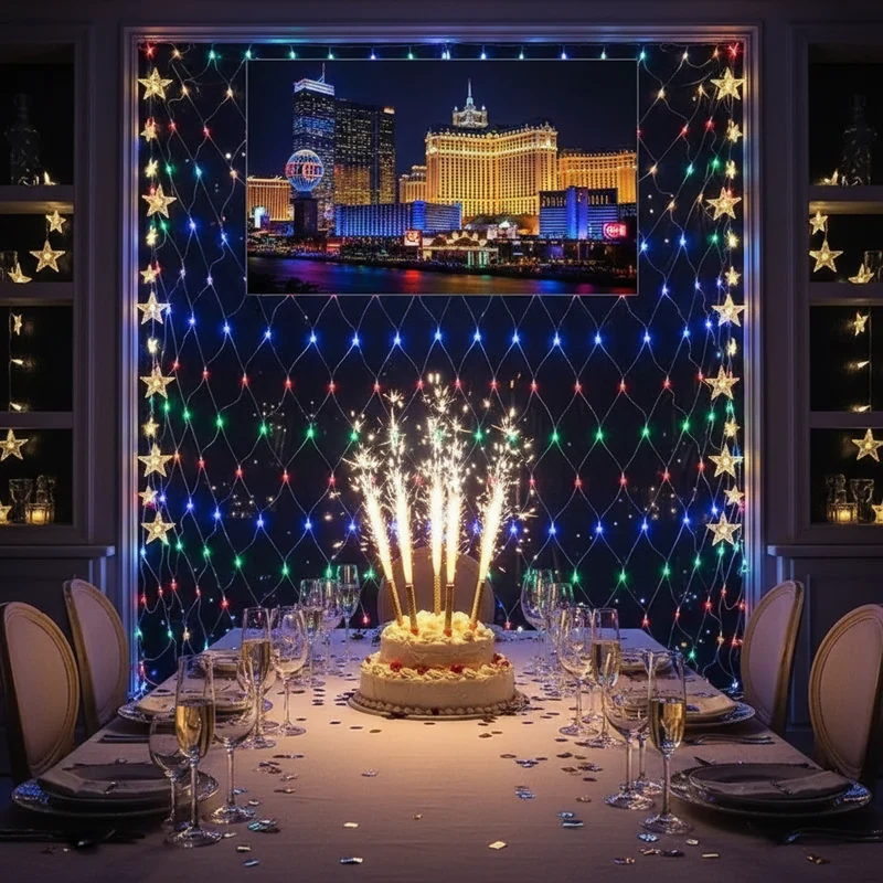 Pack Soirée Élégante VIP 🌟 - Tableau LED + Filet Lumineux