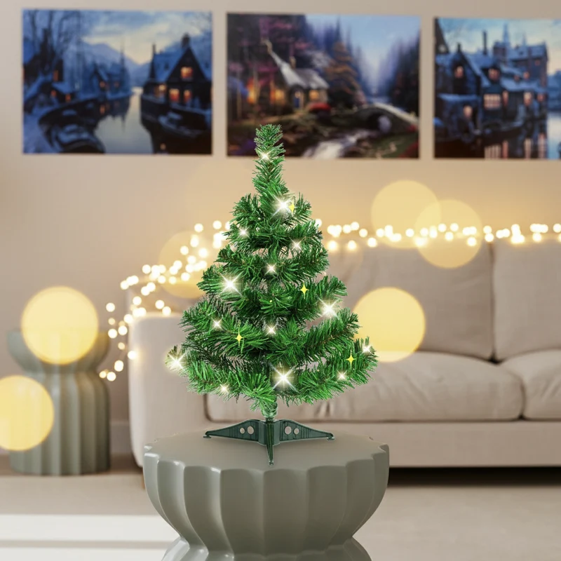 Pack Ambiance Hiver Féerique ❄️ - Tableaux LED + Sapin Lumineux