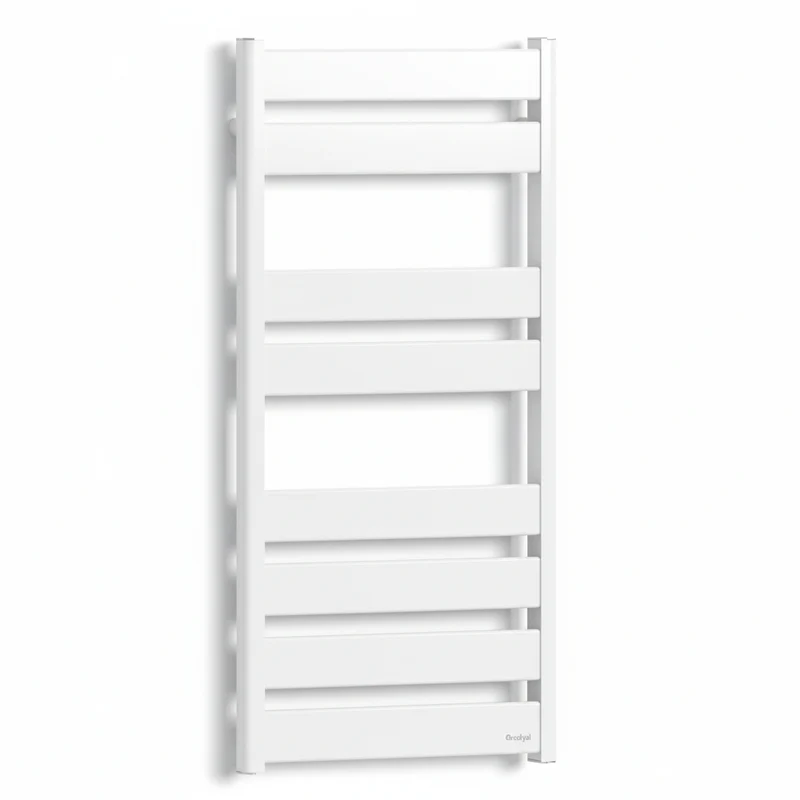 Sèche Serviettes Aluminium Blanc 70cm