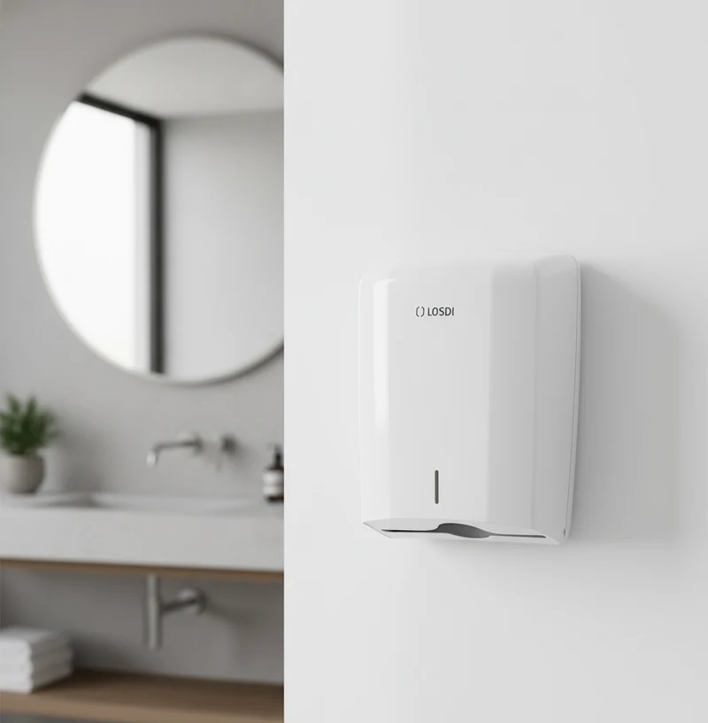 LOSDI Distributeur d'Essuie Mains en Papier Blanc ELEGANCE