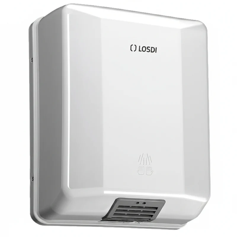 Losdi Sèche mains élégance- Abs blanc - 1600 W