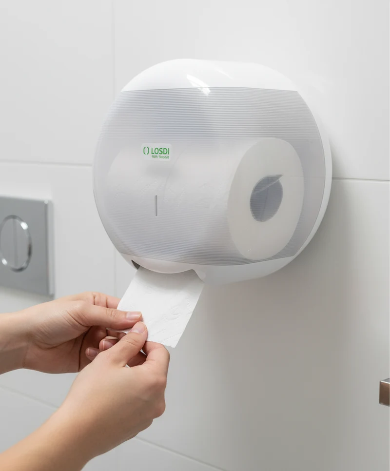 LOSDI Distributeur Papier Toilette Géant Blanc CP-3006-B
