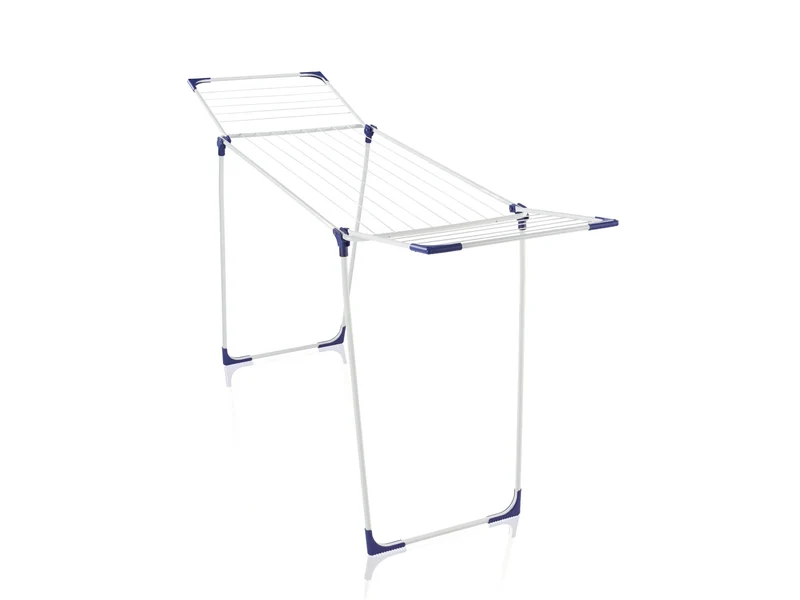 Séchoir sur Pied Leifheit Classic 180 Solid - 18m Étendage Ailes Rabattables 4 Supports Cintres