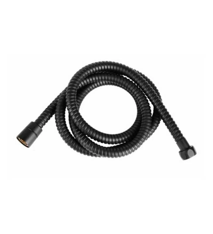 Flexible de Douche Spiralé Extensible - 1.5M - Noir