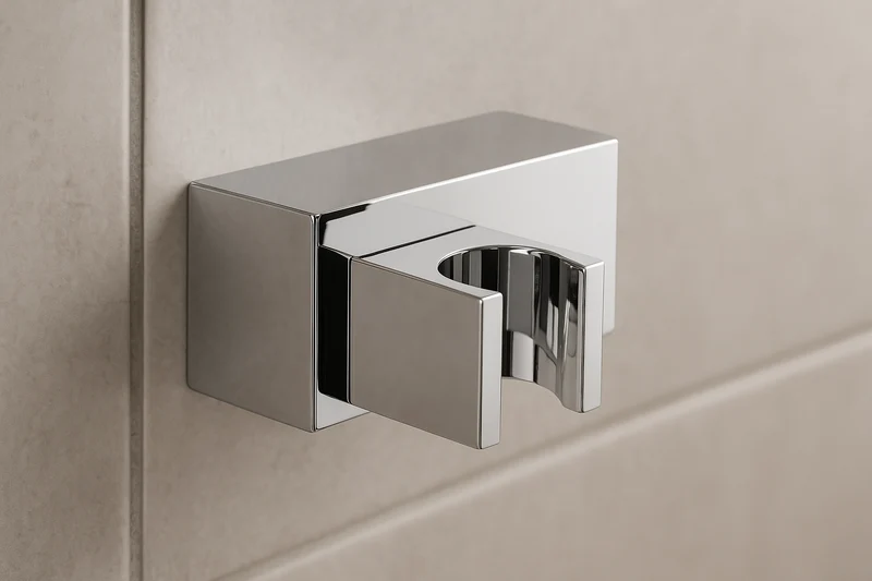 Support Douchette Mural Réglable ABS Chromé FRAMO E500 – Design Italien
