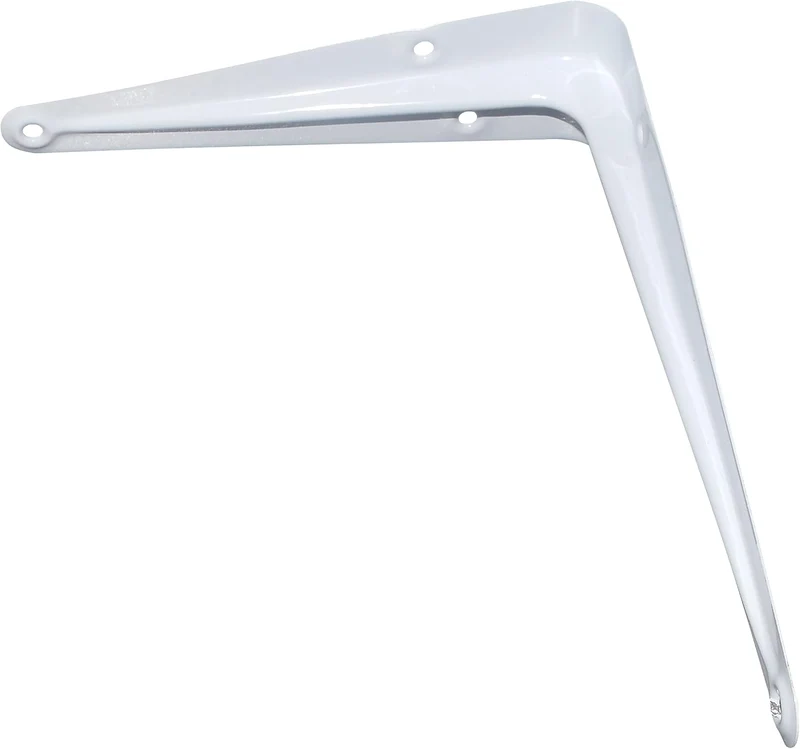 Consoles Etageres - Équerres Murales Blanches – Pour Étagères de Rangement