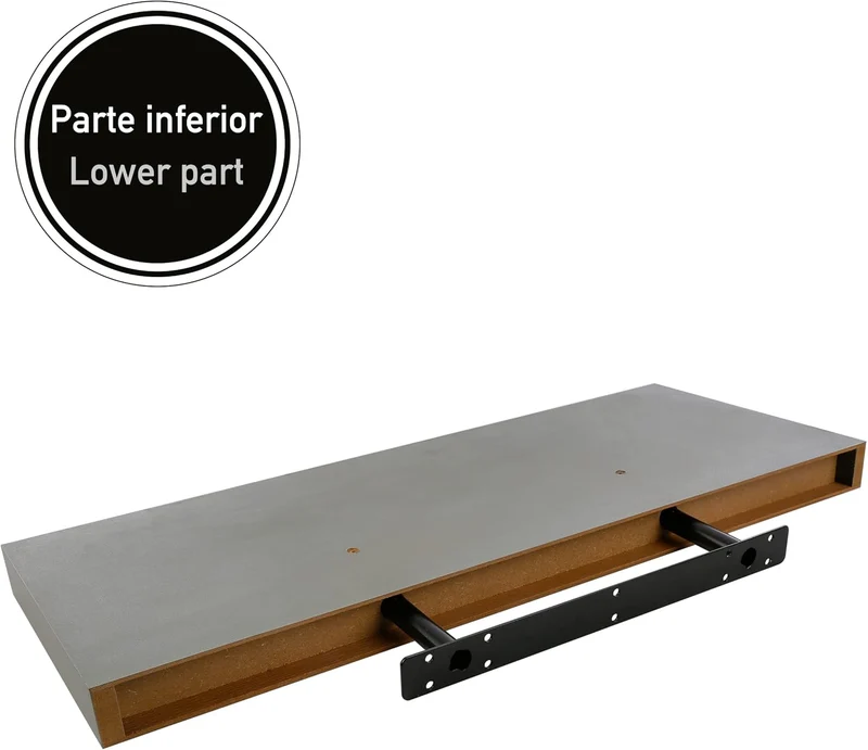 Étagère Murale à fixations invisibles - Tablette flottante CAPUCINO