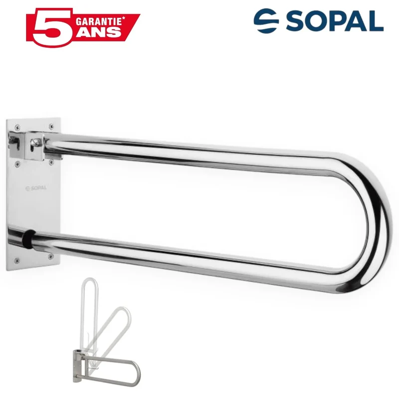Barre d'Appui Relevable Inox SOPAL PMR