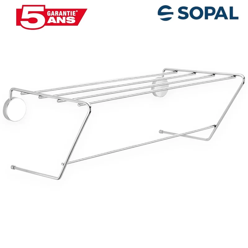 Étagère Porte-Serviettes Inox SOPAL Série Fell