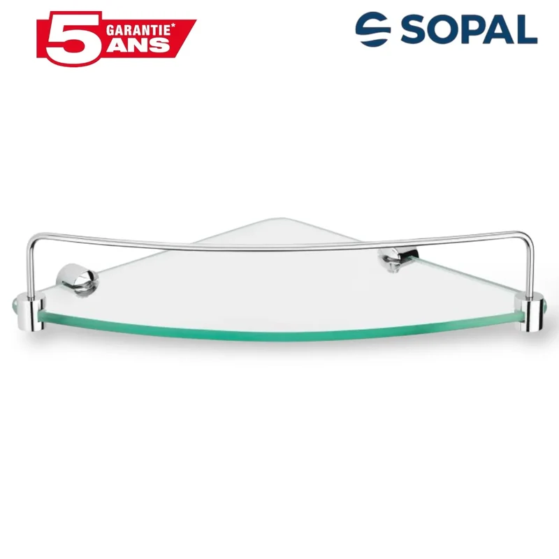 Étagère d'Angle en Verre SOPAL Série Yasmine