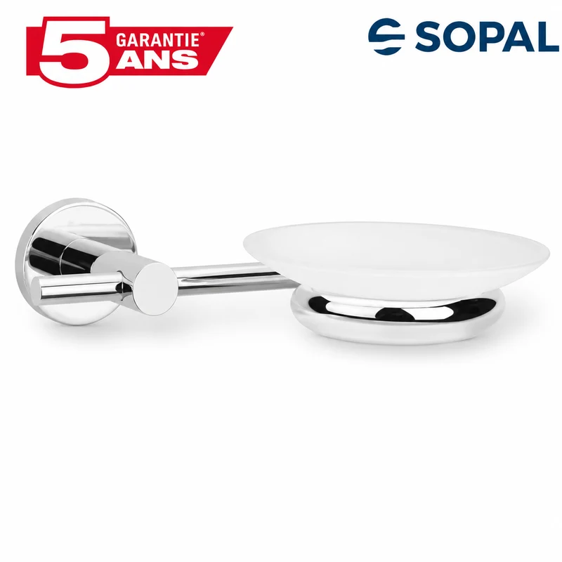 Porte-Savon SOPAL Série Yasmine — Inox Brossé