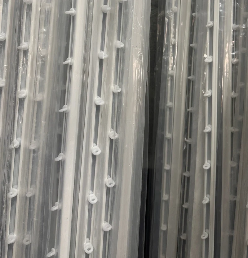 Tringle Rideau Wave Aluminium Blanc - Support Vague Décoratif