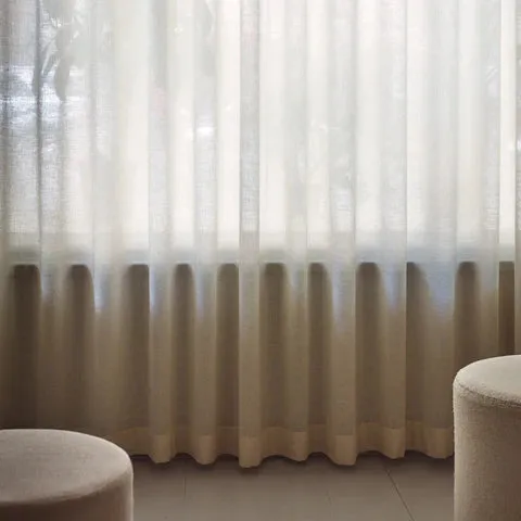 Tringle Rideau Wave Aluminium Blanc - Support Vague Décoratif